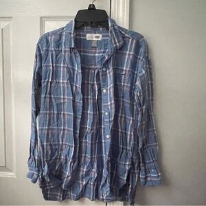 Girls Flannel- Size L (10-12)